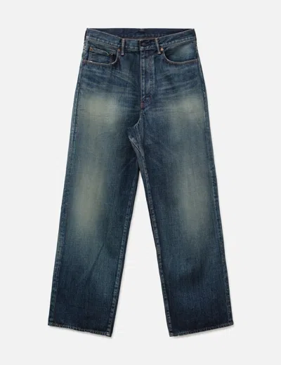 Nanamica Selvage Denim Pants In Blue