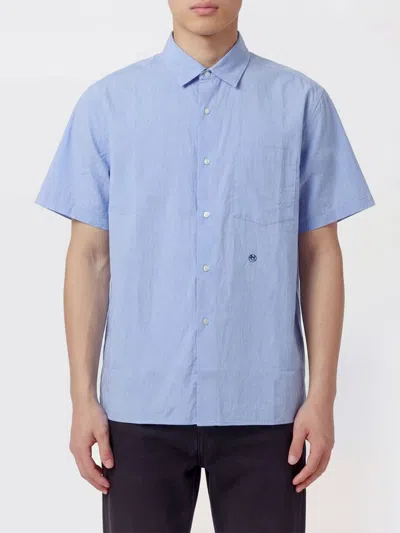 Nanamica シャツ  メンズ カラー アジュール In Blue