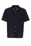 Nanamica Navy Open Collar Shirt