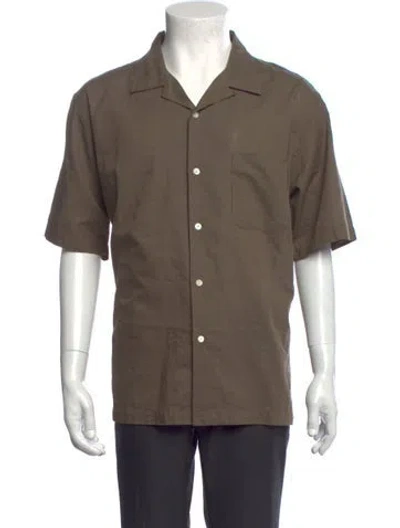 Pre-owned Nanamica Short Sleeve Shirt In Brown