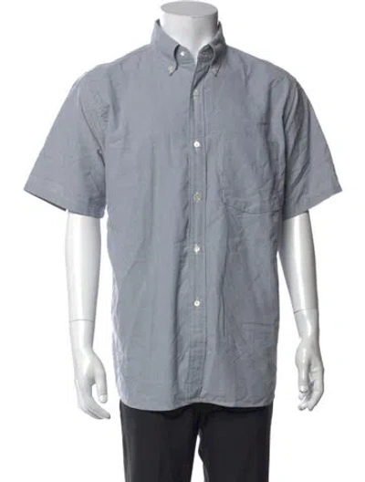Pre-owned Nanamica Short Sleeve Shirt W/ Tags In Blue