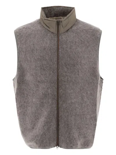 Nanamica Wool Vest Jacket Jackets Grey In Gray