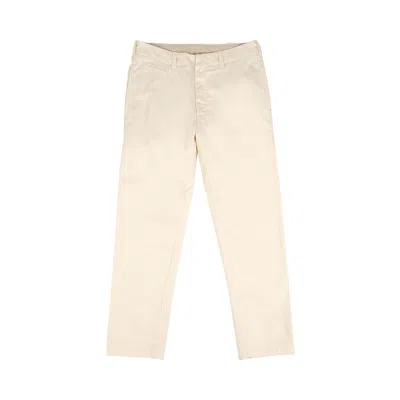 Pre-owned Nanamica Straight Chino Pants 'natural' In Cream