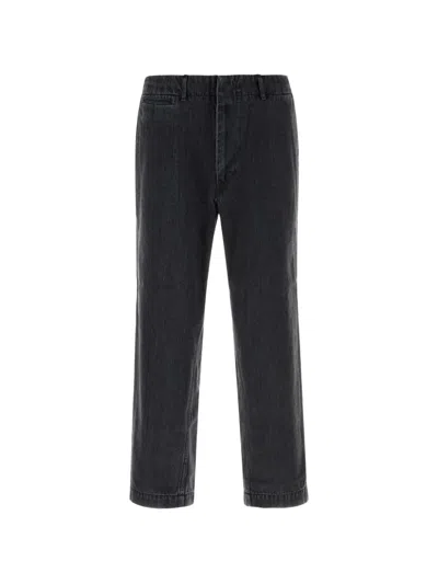 Nanamica Straight Leg Jeans In Black