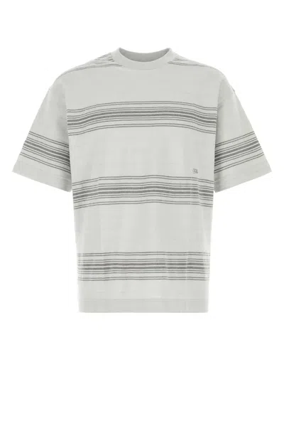 Nanamica Stripe Tee In White