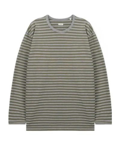 Nanamica Striped Long-sleeved T-shirt In Multi