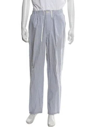 Pre-owned Nanamica Striped Pants In Blue