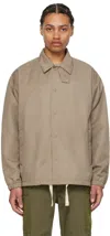 Nanamica Taupe Coach Jacket In Be Beige