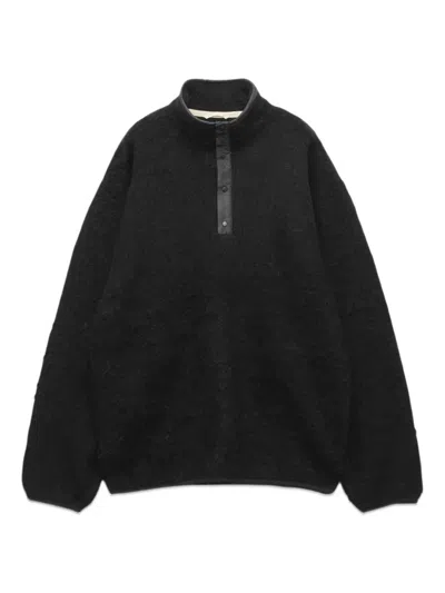 Nanamica Textured Sweater In Black