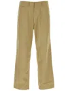 Nanamica Khaki Straight-leg Trousers