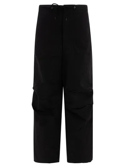 Nanamica Trousers With Drawstring In Black