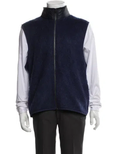 Pre-owned Nanamica Vest In Blue