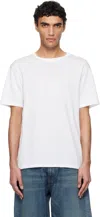 Nanamica White Loopwheel Coolmax Jersey T-shirt In White