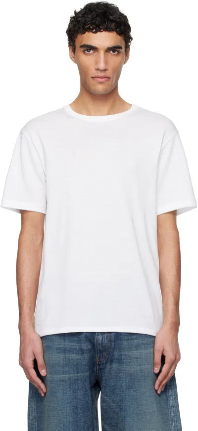 Nanamica White Loopwheel Coolmax Jersey T-shirt