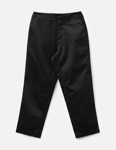 Nanamica Wide Chino Pants In Black