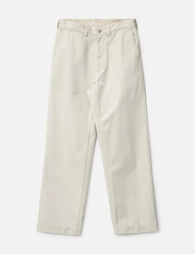 Nanamica Wide Straight Chino Pants In Neutral