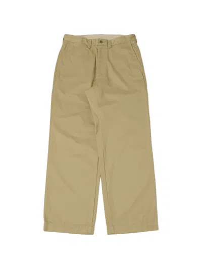 Nanamica Wide-leg Toursers In Brown