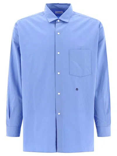 Nanamica "wind" Shirt In Blue