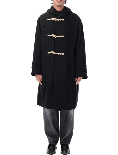 Nanamica Windstopper Duffle Coat In Black