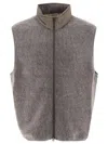Nanamica Wool Vest Jacket Jackets Grey In Gray