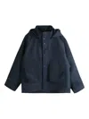 Nanamica X Gore-tex Flap-pocket Parka Coat In Blue