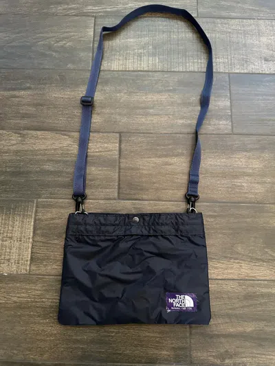 Pre-owned Nanamica X The North Face Purple Label Nylon Shoulder Bag Sacoche In Black