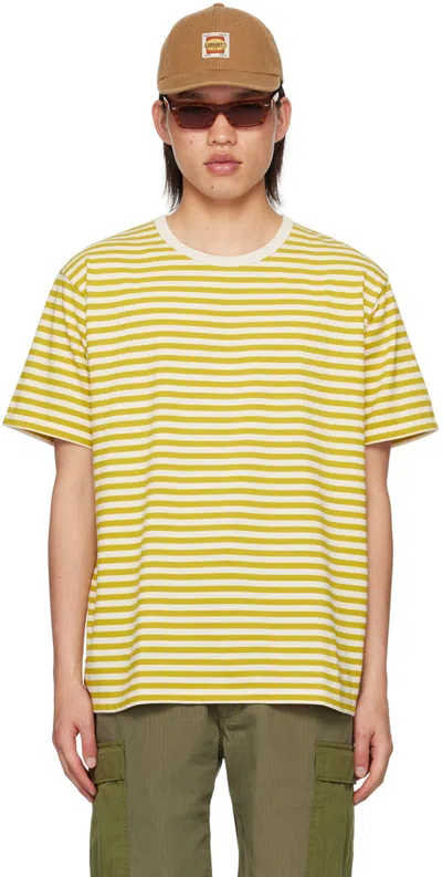 Nanamica Yellow & Beige Coolmax T-shirt In Yn Yellow X Natural