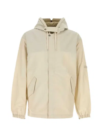 Nanamica Zip Hooded Jacket In Neutral