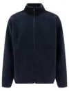 Nanamica Zipped Wool Sweater Knitwear Blue In Blue
