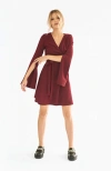 Nanas Nana's Tina Dress In Classic Burgundy