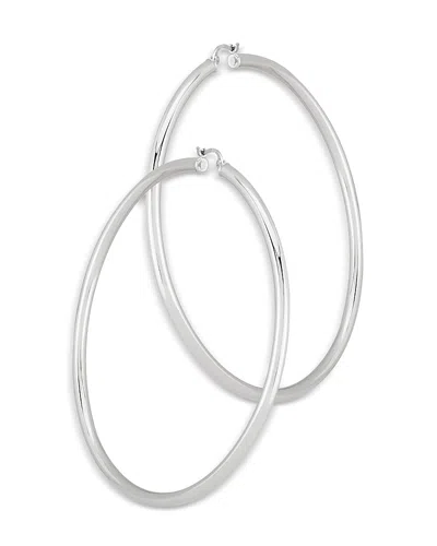 Nancy B Sterling Silver Hoop Earrings - Exclusive