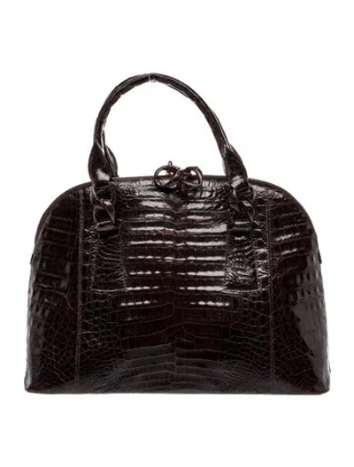 Pre-owned Nancy Gonzalez Crocodile Crocodile In Brown