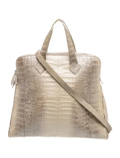Pre-owned Nancy Gonzalez Crocodile Crossbody Bag