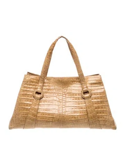 Pre-owned Nancy Gonzalez Crocodile Shoulder Bag