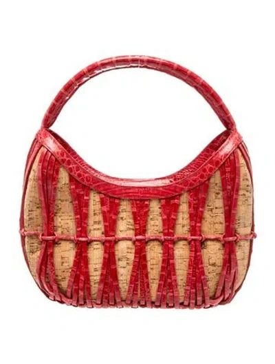 Pre-owned Nancy Gonzalez Crocodile Top Handle Bag