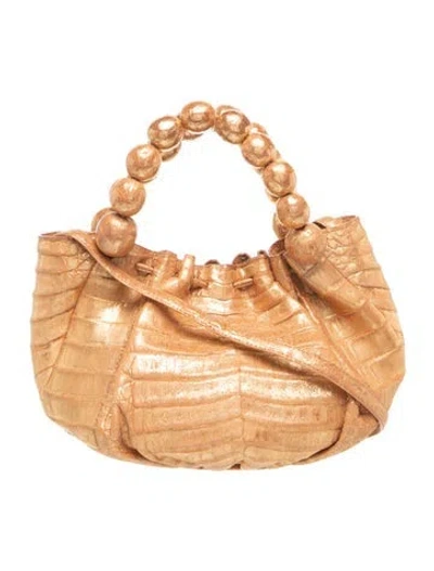 Pre-owned Nancy Gonzalez Crocodile Top Handle Bag