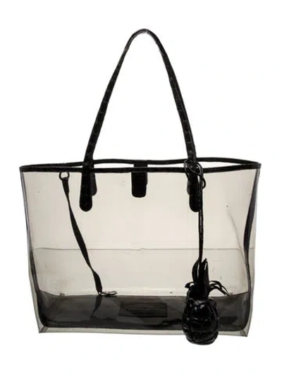 Pre-owned Nancy Gonzalez Pvc Tote In Neutral