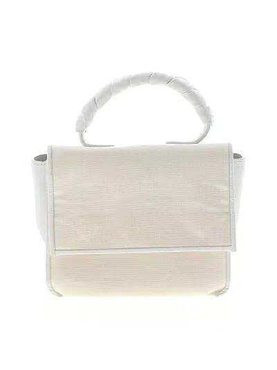 Pre-owned Nancy Gonzalez Satchel In White