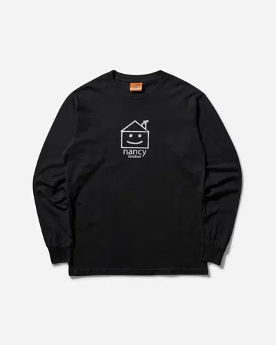 Nancy Men S House Longsleeve T-shirt In Black