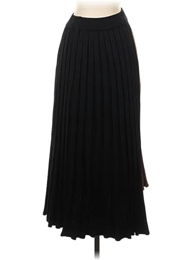 Pre-owned Nancy Yang Formal Skirt In Black