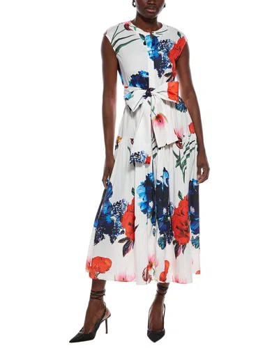 Nancy Yang Midi Shirtdress In Green