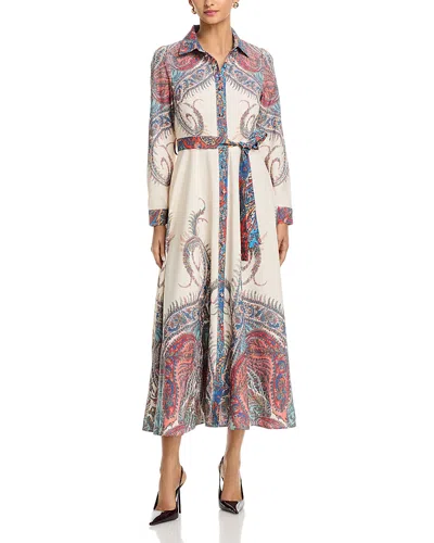 Nancy Yang Paisley Print Dress In Multi