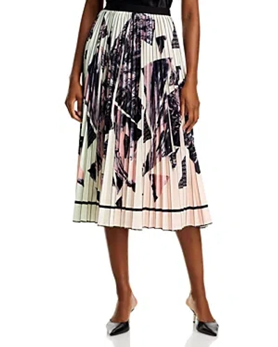 Nancy Yang Pleat Skirt In Pink