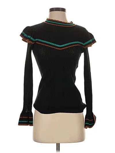 Pre-owned Nancy Yang Turtleneck Sweater In Black