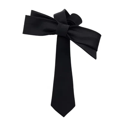 Nandanie Women's Black The Grace Evening Bow Tie