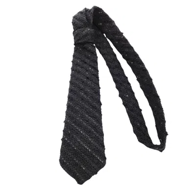 Nandanie Women's Black The Textured Sequin Plunge