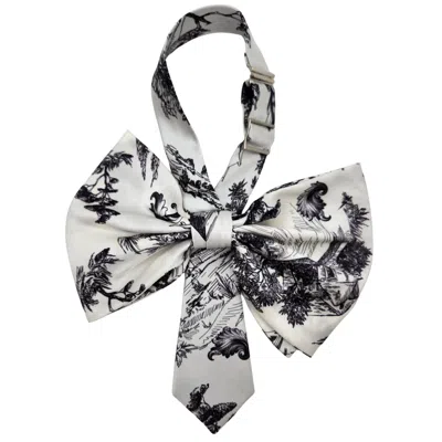 Nandanie Women's Black / White Siena Jenny Bow In Black/white