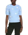 Nanette By Nanette Lepore Pearl Bead Top In Blue