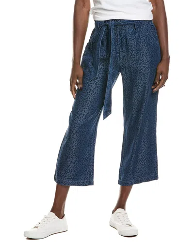 Nanette By Nanette Lepore Tie Waist Paperbag Pant In Blue