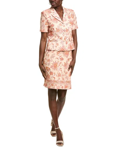 Nanette Lepore 2pc Linen-blend Shirt & Skirt Set